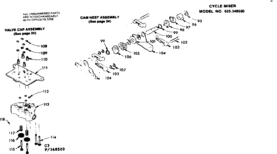 Cam nest assembly