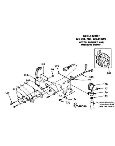Motor bracket & pressure switch