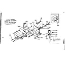 Kenmore 625348502 motor bracket and pressure switch diagram