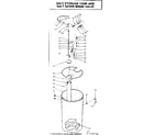 Kenmore 625348700 salt storage tank and salt saver brine valve diagram