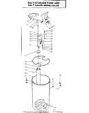 Salt storage tank and salt saver brine valve