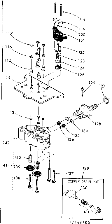 VALVE CAP SAFETY VALVE AND FLOW WASHER HOUSING