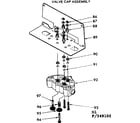 Kenmore 625349100 valve cap assembly diagram