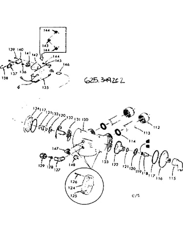 Filter valve assembly
