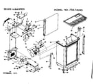 Kenmore 75874095 functional replacement parts diagram