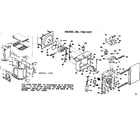 Kenmore 75874171 functional replacement parts diagram