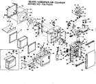 Kenmore 75874230 functional replacement parts diagram