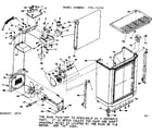 Kenmore 75874300 functional replacement parts diagram