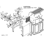 Kenmore 75874322 functional replacement parts diagram