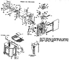 Kenmore 75874340 functional replacement parts diagram