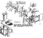 Kenmore 75874341 functional replacement parts diagram