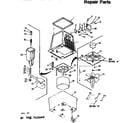 Kenmore 758745000 functional replacement parts diagram