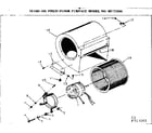 Kenmore 867713161 blower assembly diagram