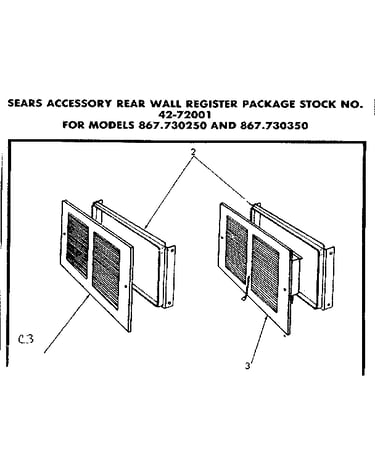 Accessory register package
