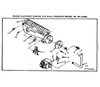 Kenmore 867734680 gas burners and manifold diagram
