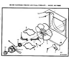 Kenmore 867734680 blower assembly diagram