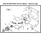 Kenmore 867734681 blower assembly diagram