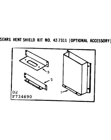 Vent shield kit no. 42-7311
