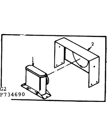 Horizontal vent kit no. 42-7369