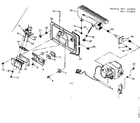 Kenmore 867734864 gas burners and manifold diagram