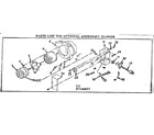 Kenmore 867734864 optional accessory blower diagram