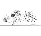 Kenmore 867734981 blower assembly diagram