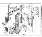 Kenmore 867736321 cabinet and combustion chamber diagram