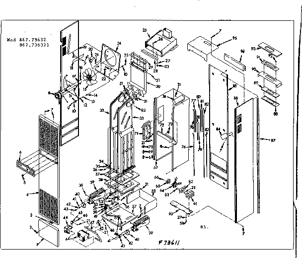 Cabinet and combustion chamber
