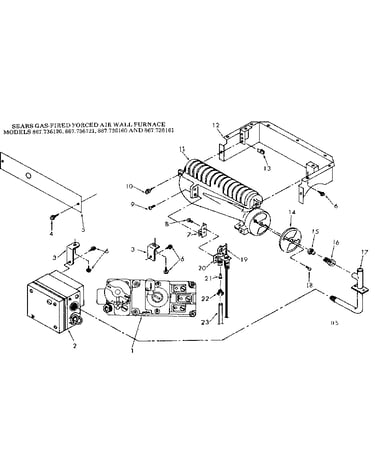Gas burners and manifold