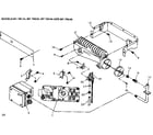 Kenmore 867736164 gas burners and manifold diagram