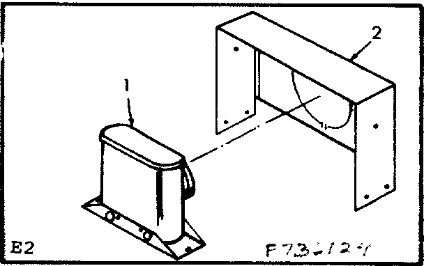 Tee flue and wall shield
