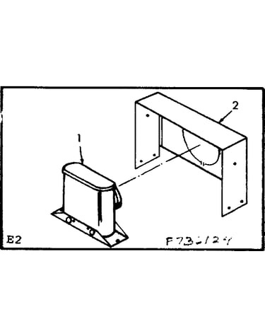 Tee flue and wall shield