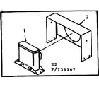 Kenmore 867736127 horizontal vent kit no. 42-7365 diagram
