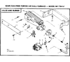 Kenmore 867736141 valve and burner diagram
