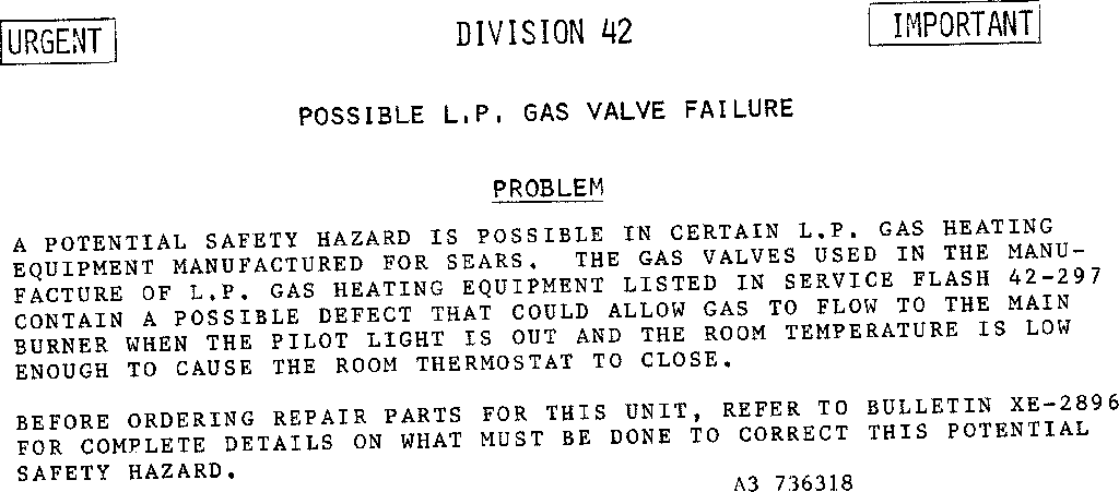 Furnace recall 867.736356