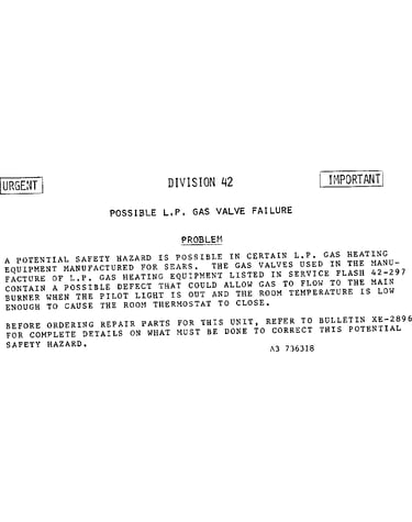 Furnace recall 867.736356