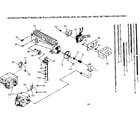 Kenmore 867736331 gas burners and manifold diagram