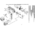 Kenmore 867736372 gas burners and manifold diagram
