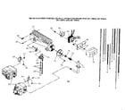 Kenmore 867736335 gas burners and manifold diagram