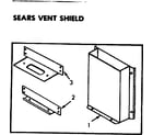 Kenmore 867736336 vent shield kit diagram