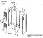 Kenmore 867736385 cabinet diagram