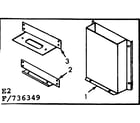 Kenmore 867736349 vent shield kit diagram