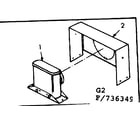 Kenmore 867736349 horizontal vent kit diagram