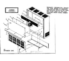 Kenmore 8677364000 cabinet assembly diagram