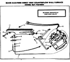 Kenmore 8677364002 gas burners and manifold diagram