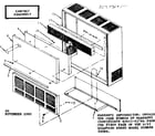 Kenmore 8677364100 cabinet assembly diagram