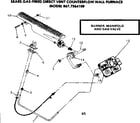Kenmore 8677364100 burner manifold and gas valve diagram