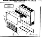 Kenmore 8677364102 cabinet diagram