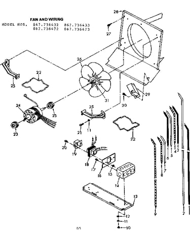 Fan and wiring