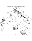 Burner and valve compartment
